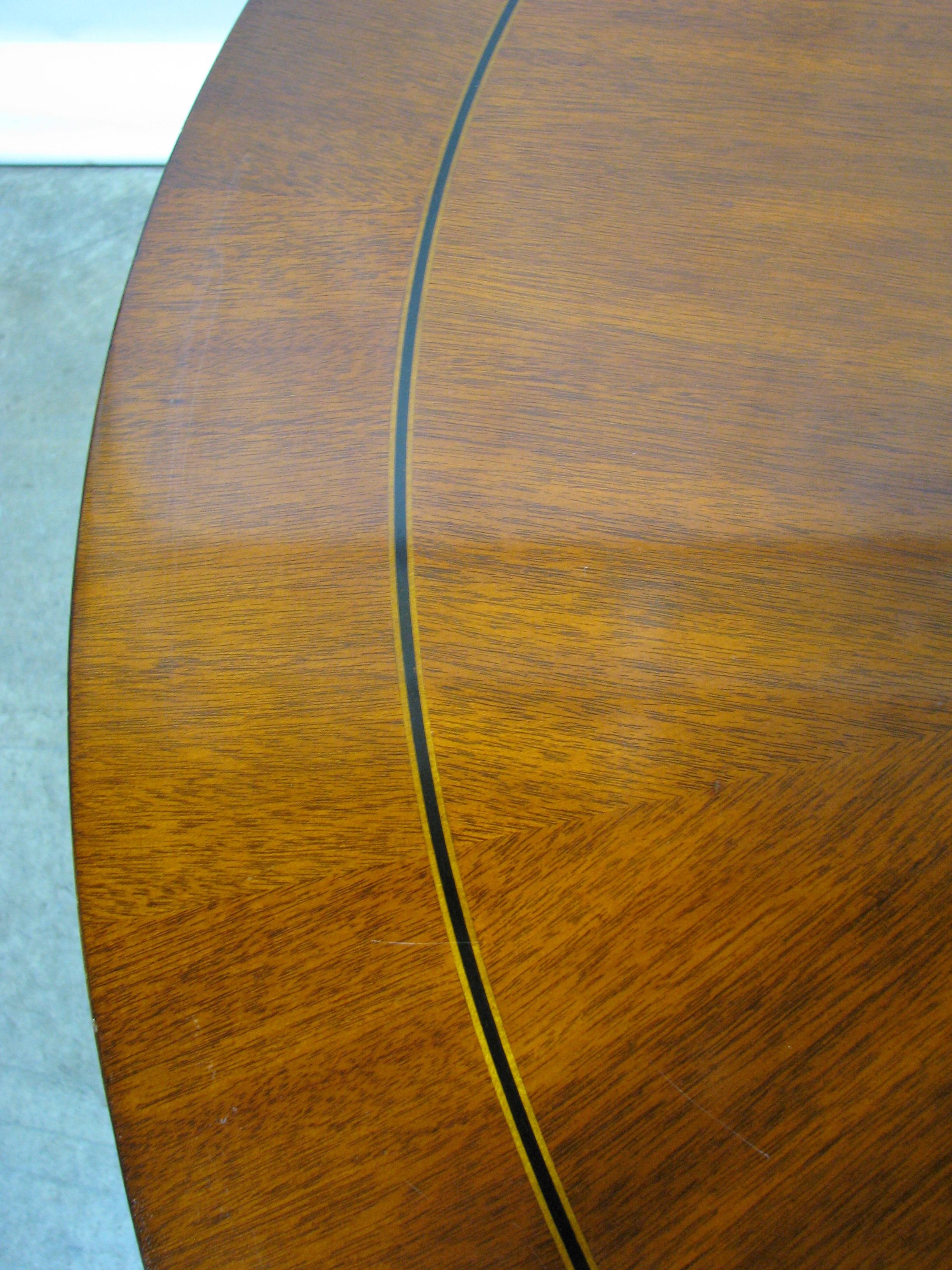 High-End French Empire Style Mahogany Center Table, Neoclassic Mounts For Sale 3