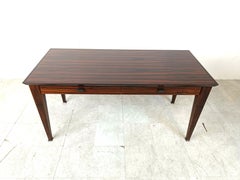 High end palissander desk by Promemoria italy, 1990s