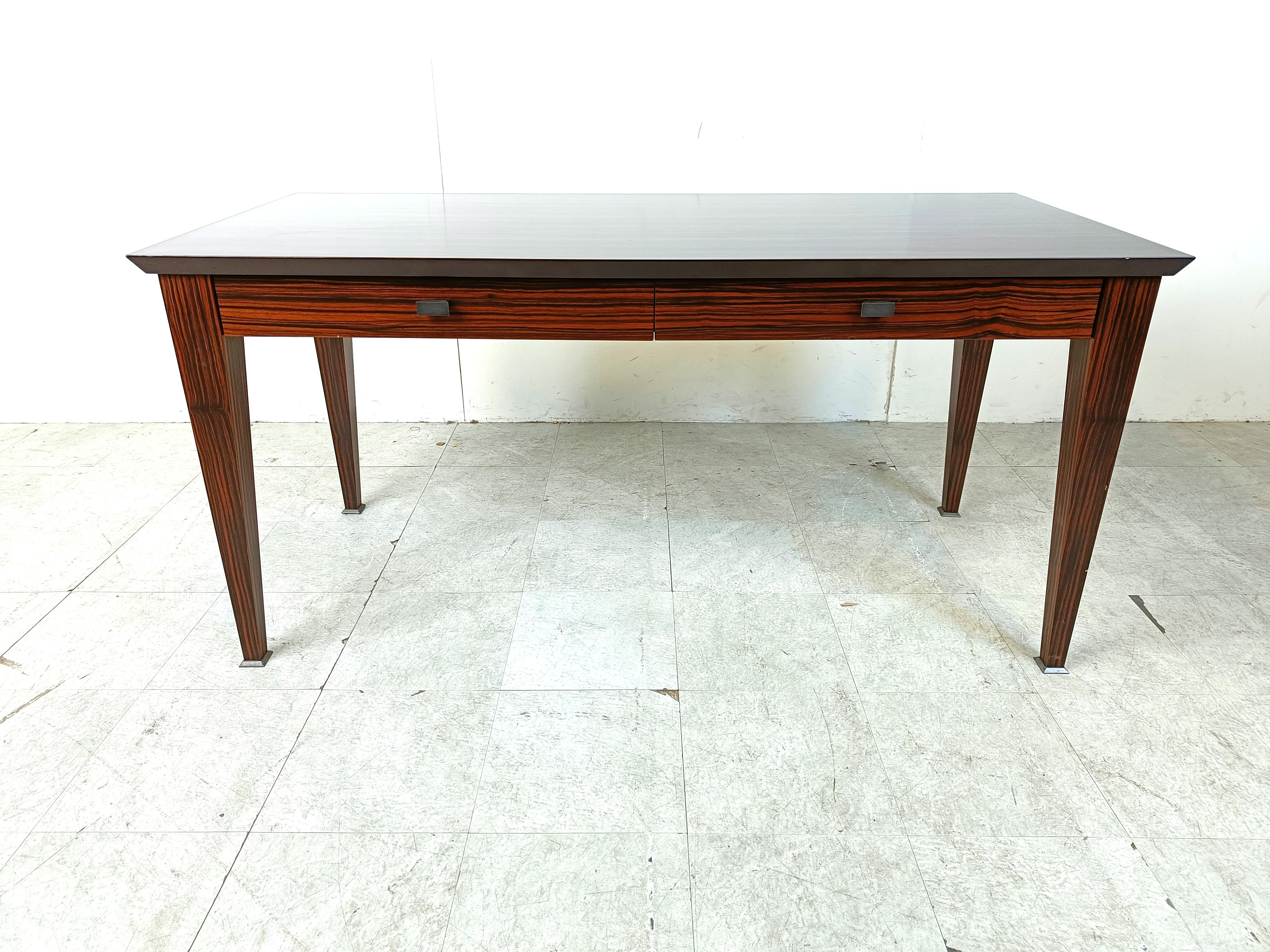 Italian High end palissander desk by Promemoria italy, 1990s