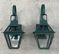 High-End Solid Copper Outdoor Lanterns  Made in USA