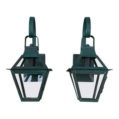 High-End Solid Copper Outdoor Lanterns  Made in USA
