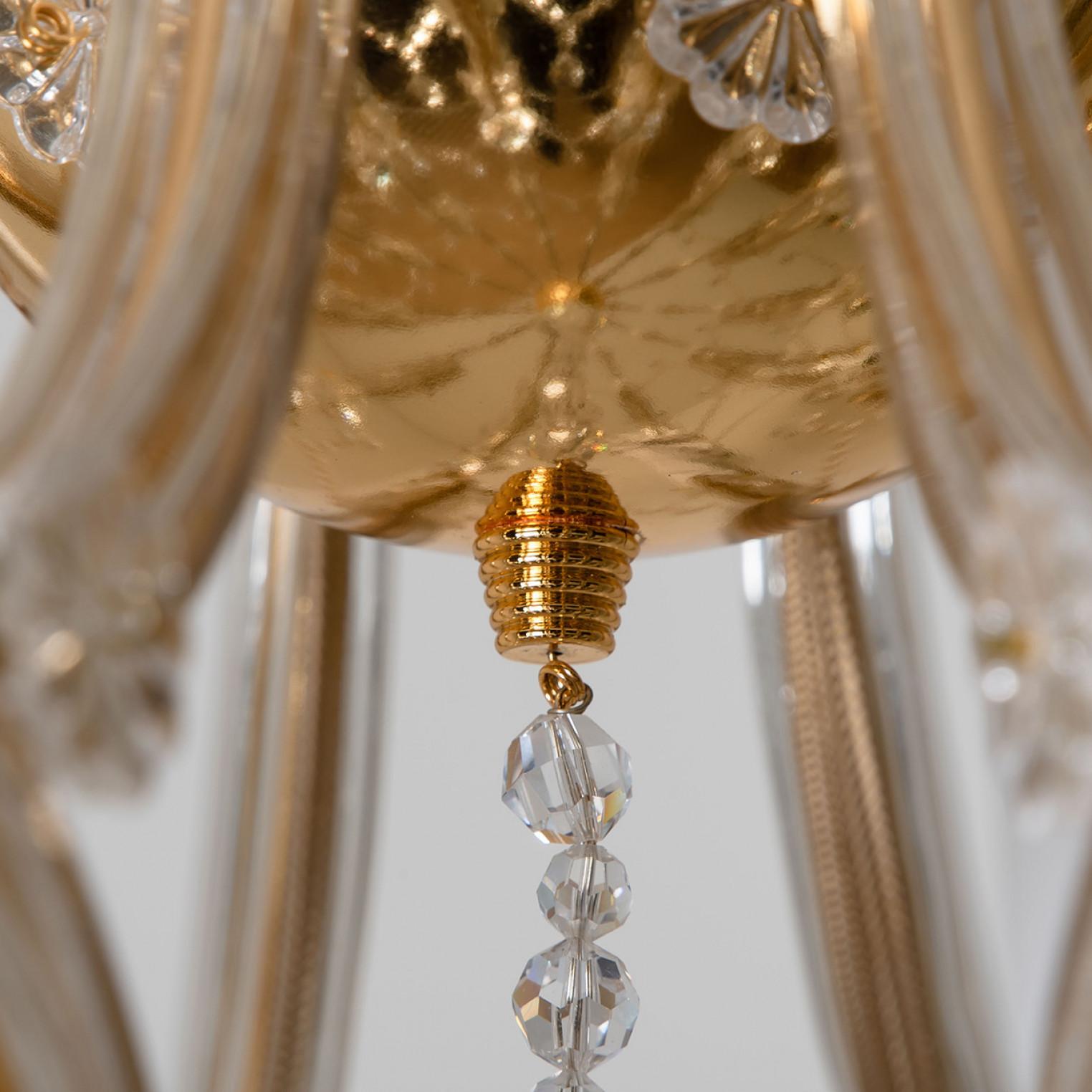 High-End XL Maria Theresa Gold Plated Swarovski Chandelier For Sale 12