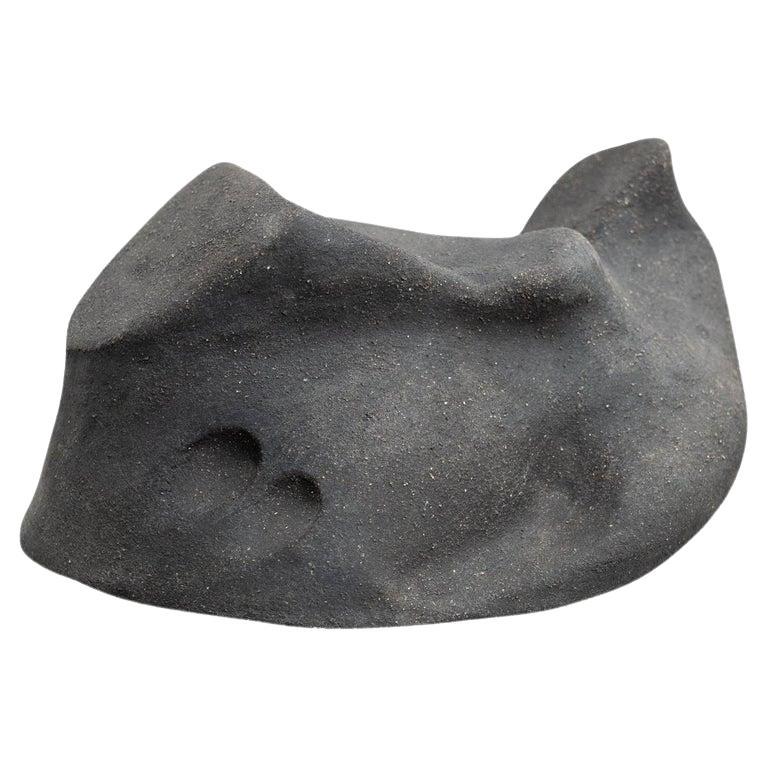 High-Fired Clay Biomorphic Sculpture 'Sculpture 0005' by David Nobaru For Sale