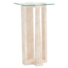 High Frame One, Classical Bianco Perla Marble Table by Luca Scacchetti