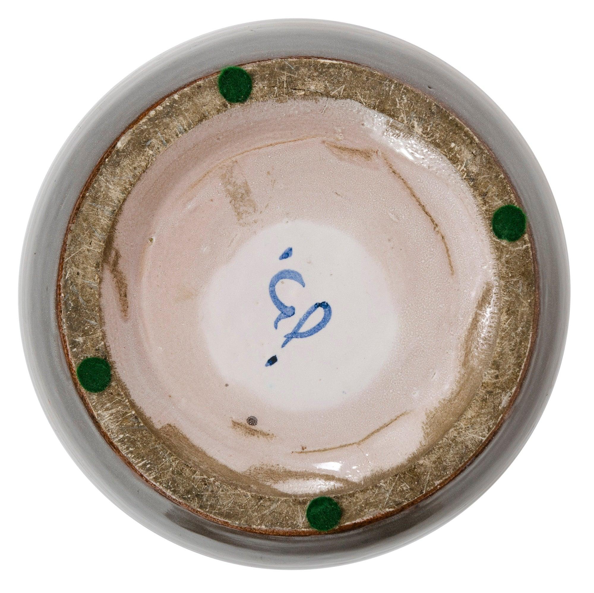 Vaso a smalto alto di Jean Besnard, anni '30 In condizioni discrete in vendita a Sagaponack, NY