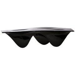 High-Gloss Black Aqua Table by Zaha Hadid for Established & Sons