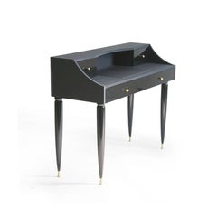 High Gloss Black Luxury Desk or Vanities Table Showroom Sample