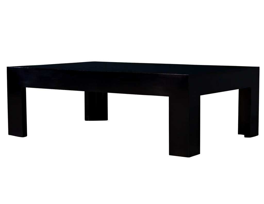 Modern black coffee table. Simplistic sleek design with beautiful high gloss finish.
Price includes complimentary curb side delivery to the continental USA.