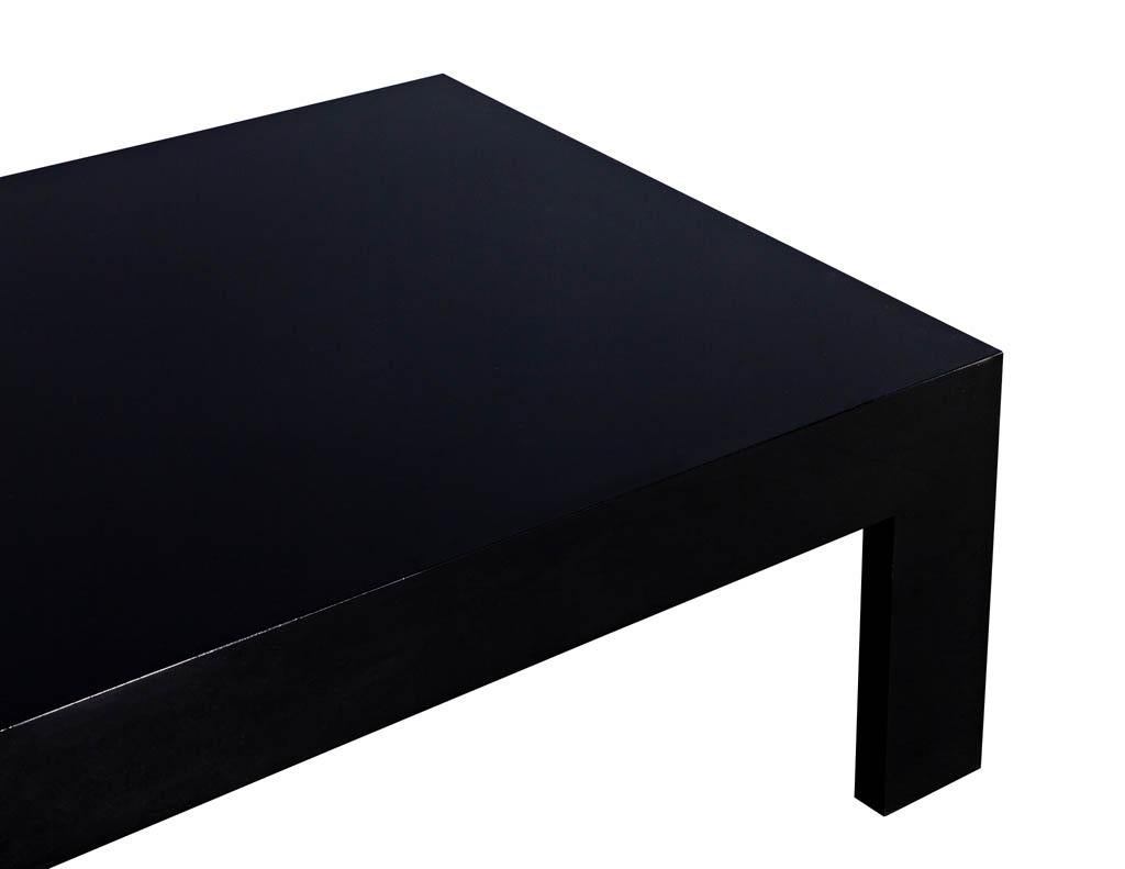 black high gloss coffee table