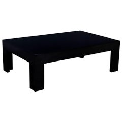 High Gloss Black Modern Coffee Table