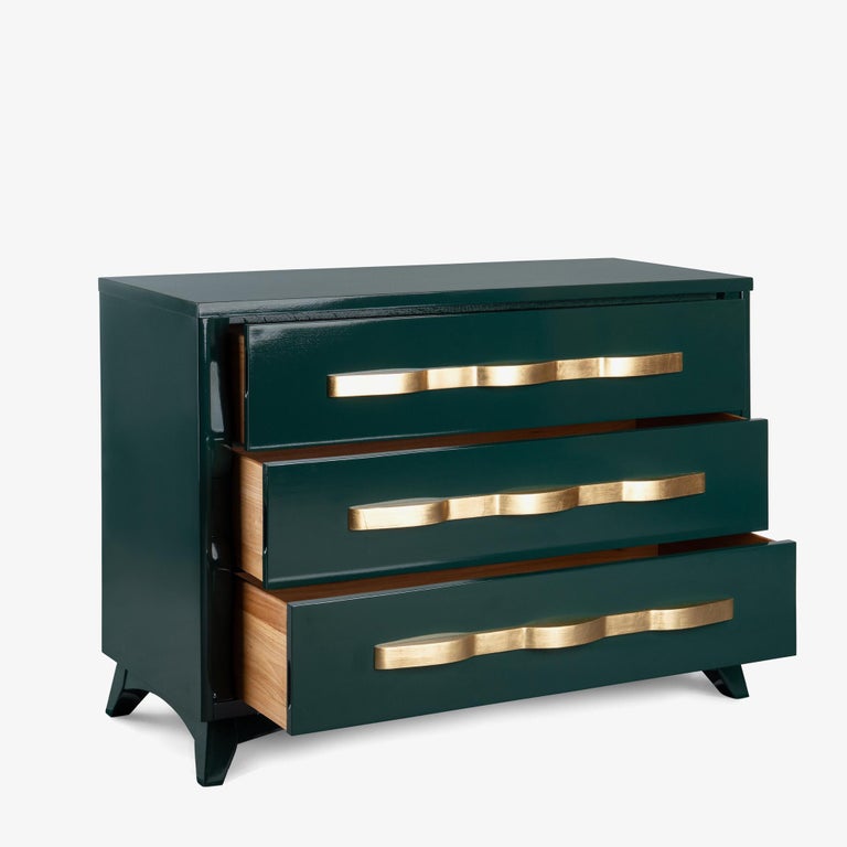 hunter green dresser DaVinci Charlie 6-Drawer Double Dresser in Forest Green