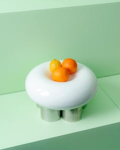 High Gloss Tabletop Minimal & Playful Cloud Vessel and Bowl