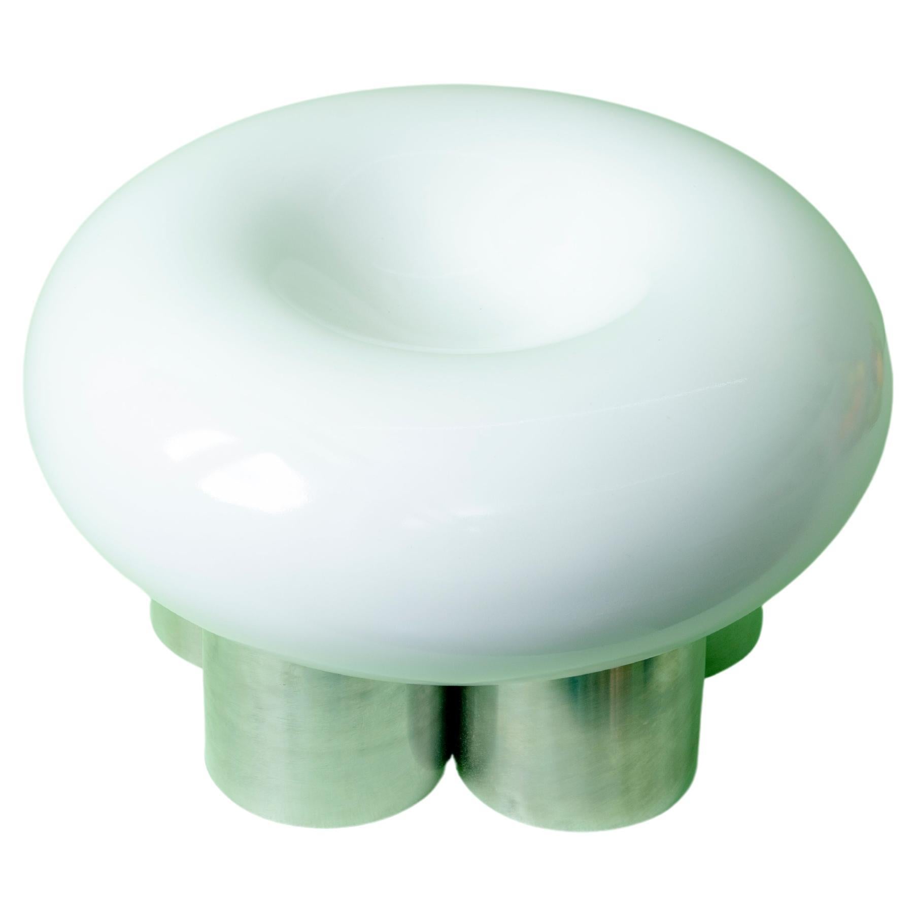 High Gloss Tabletop Minimal & Playful Cloud Vessel and Bowl For Sale
