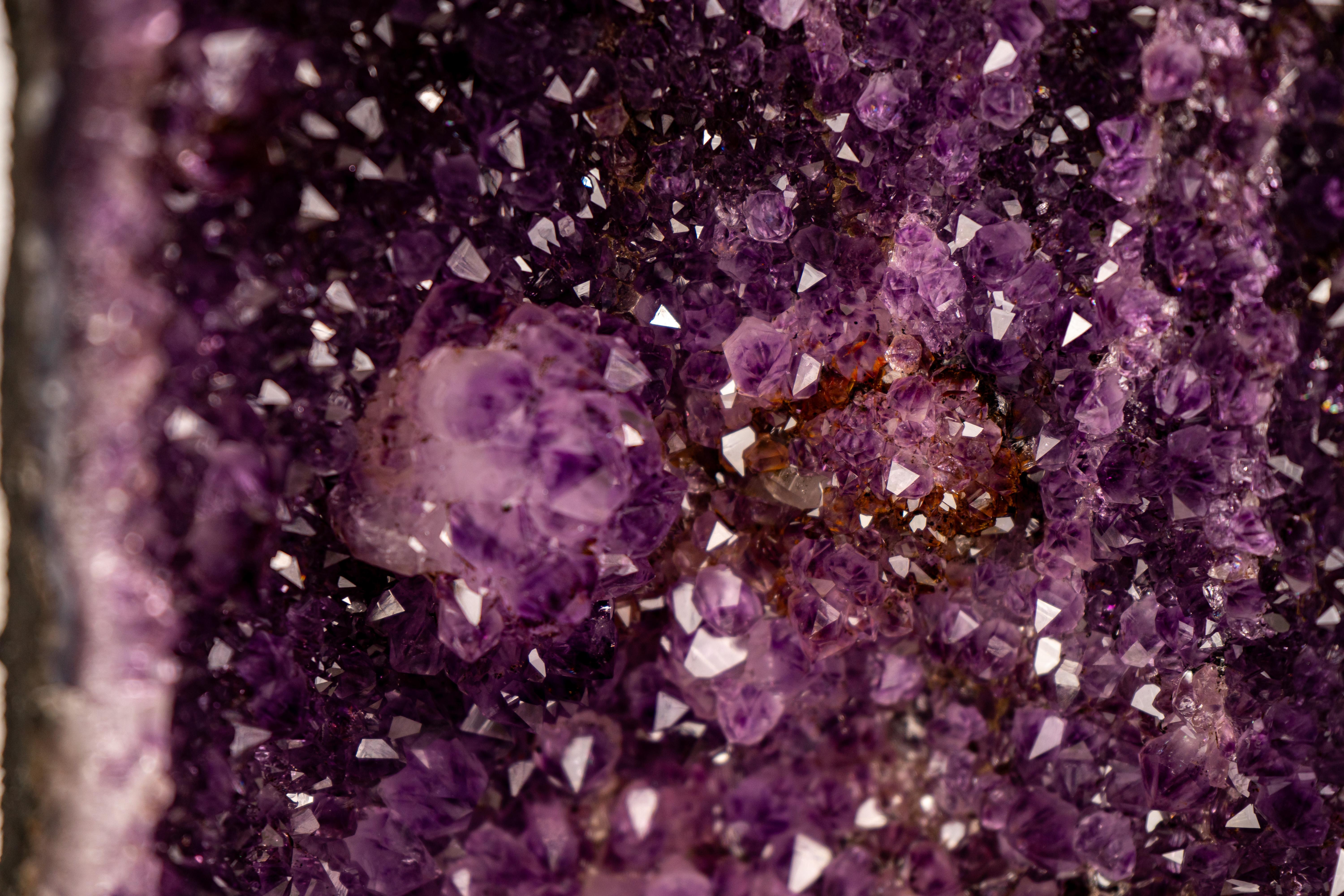 Brazilian High-Grade Amethyst Cathedral Geode For Sale