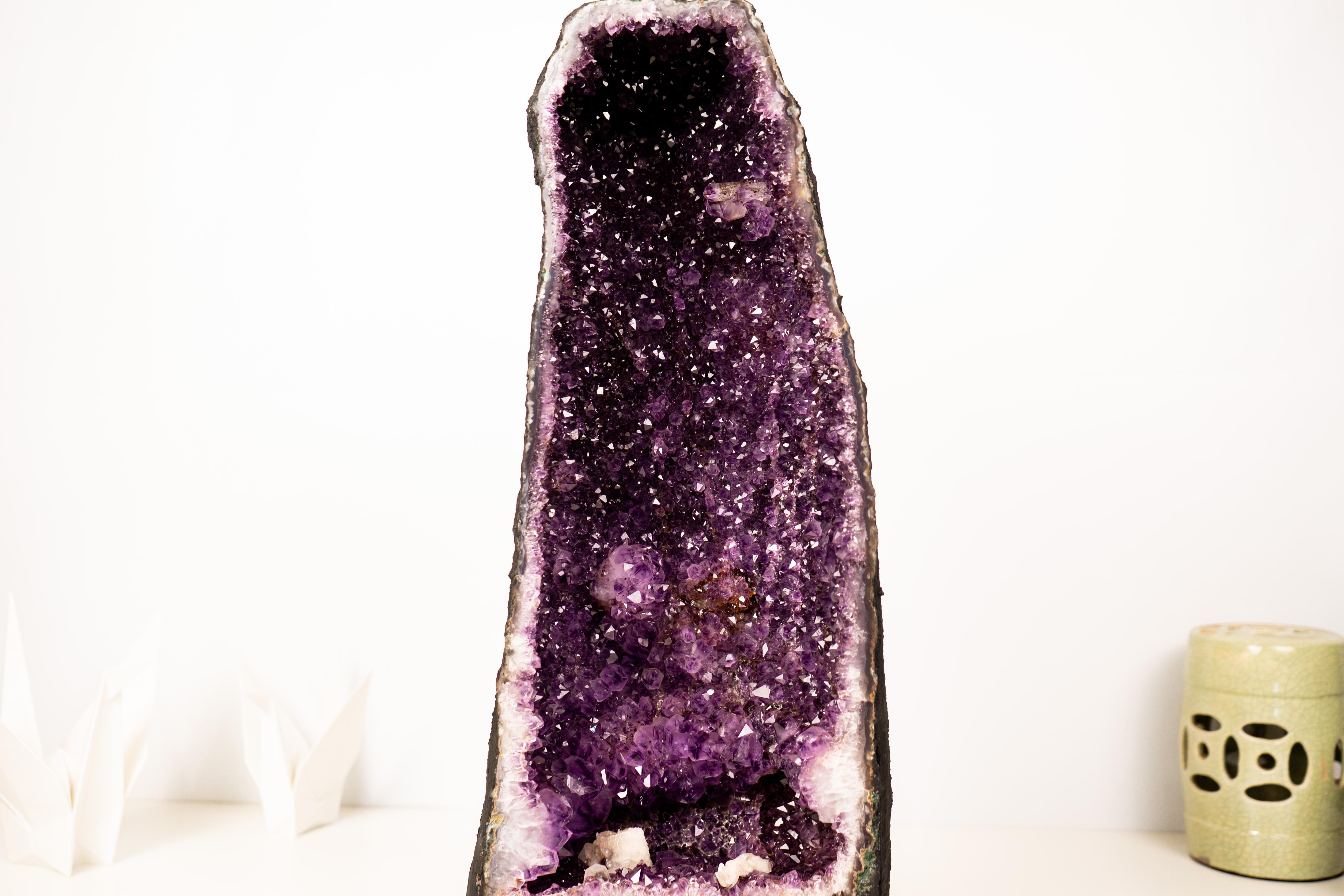 High-Grade Amethyst Cathedral Geode For Sale 1