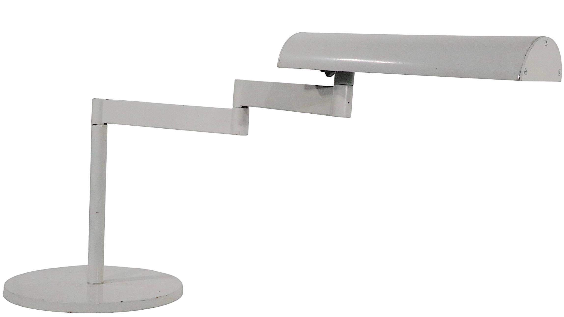 High Grade Flex Arm Desk Lamp After Von Nessen For Sale 4