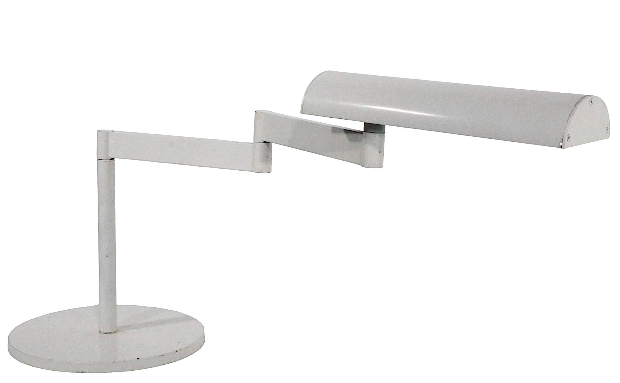 High Grade Flex Arm Desk Lamp After Von Nessen For Sale 5
