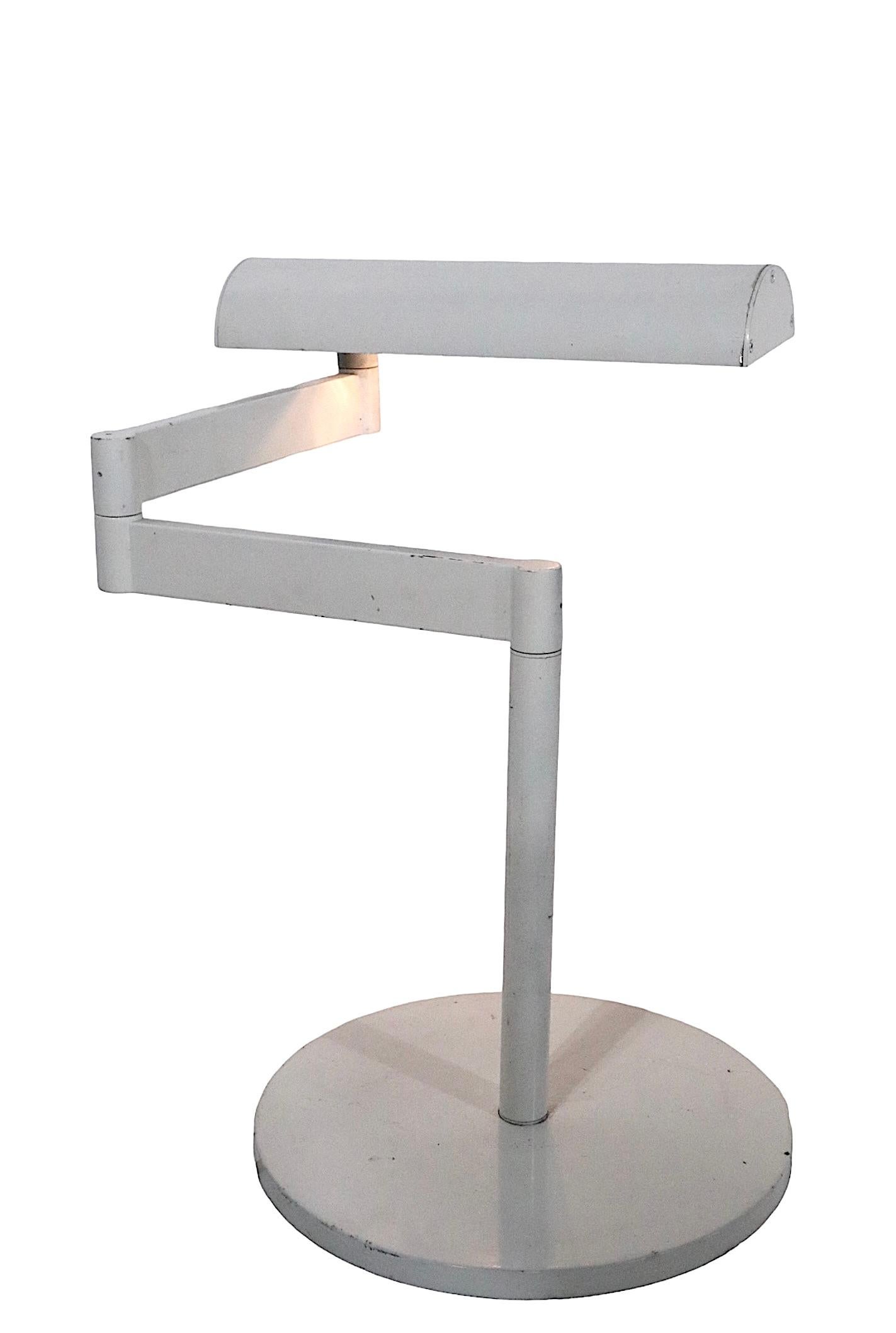 High Grade Flex Arm Desk Lamp After Von Nessen For Sale 9