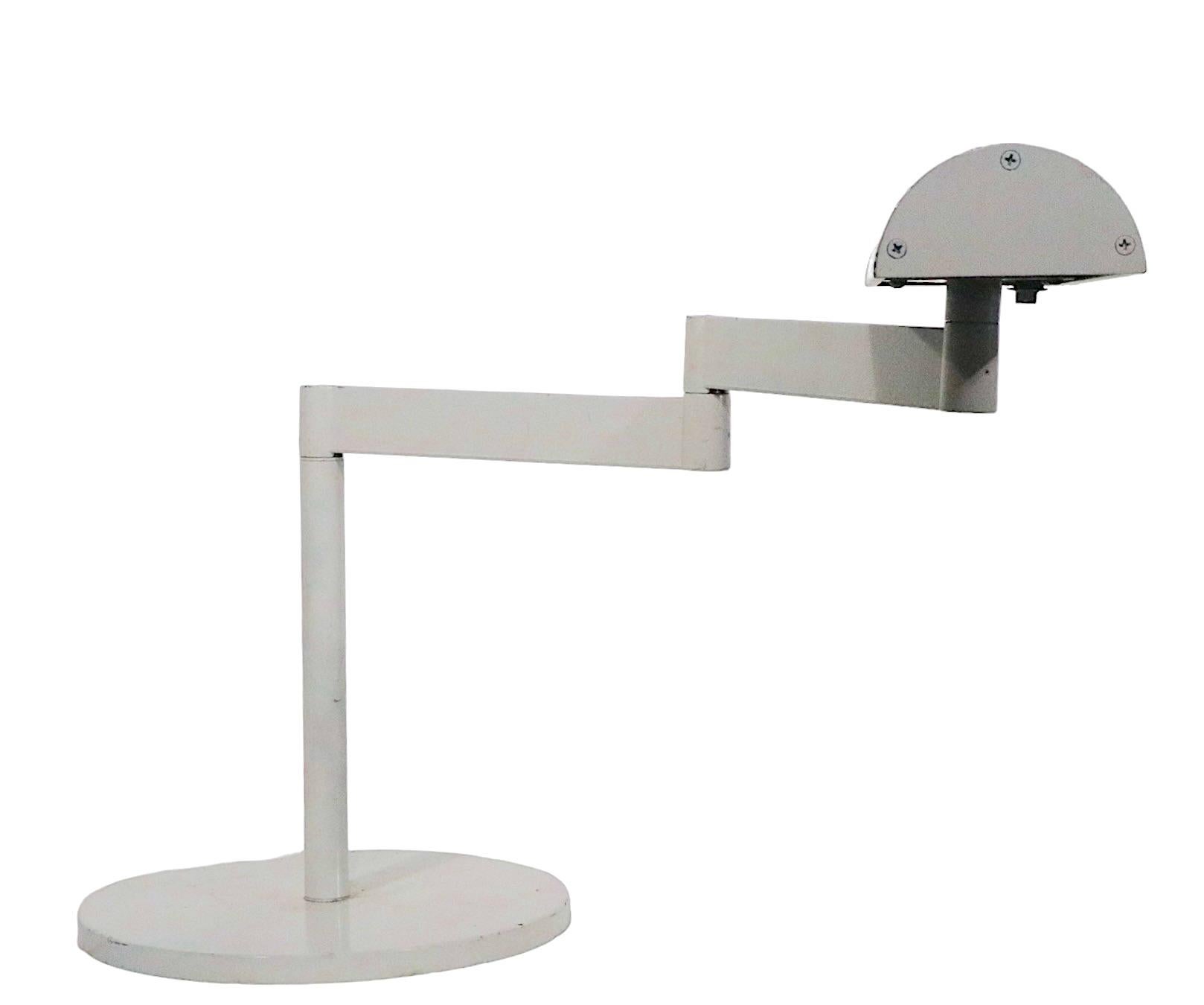 High Grade Flex Arm Desk Lamp After Von Nessen For Sale 2