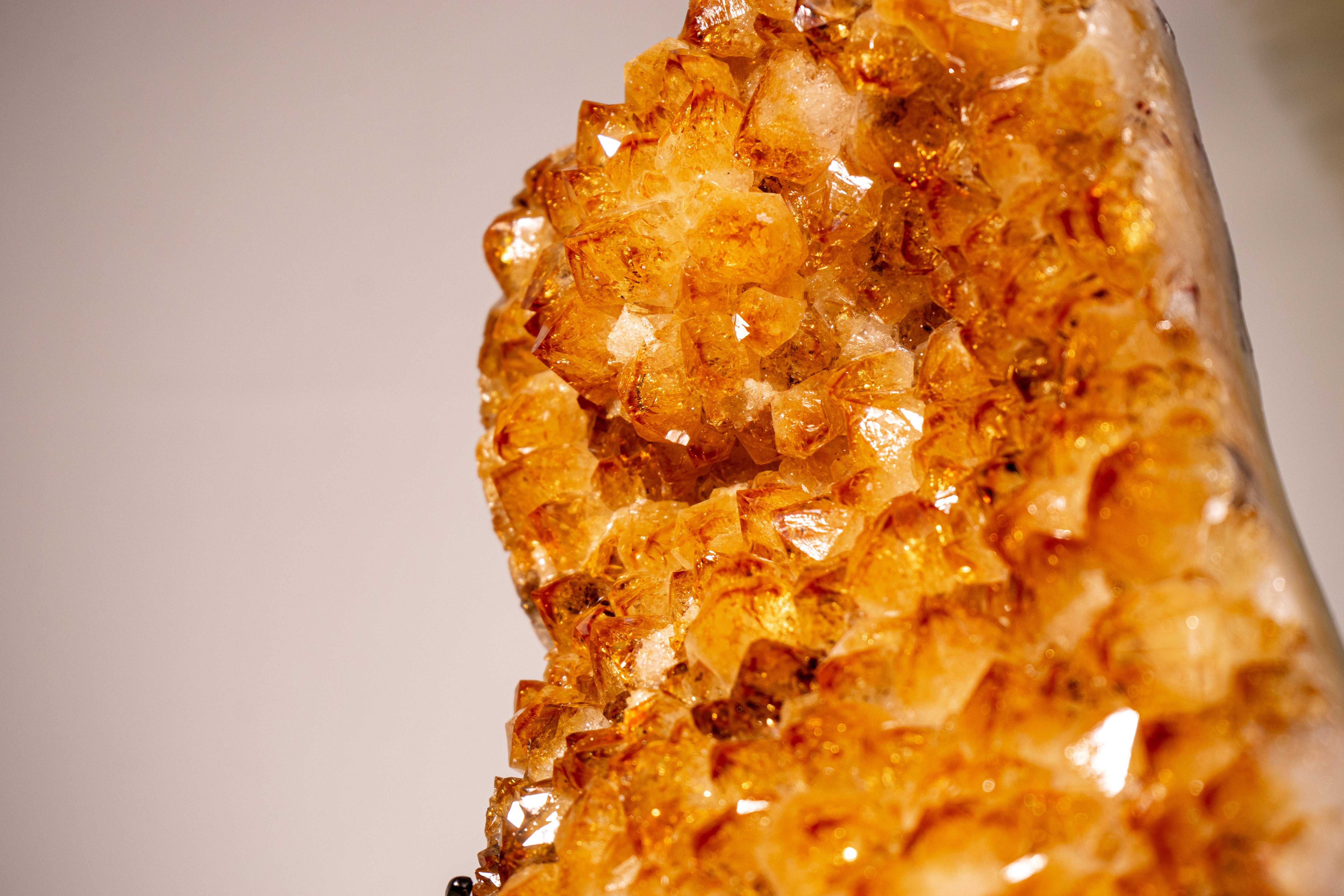 Cluster di Citrino Giallo Oro di alta qualità in vendita 1