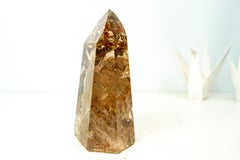 High-Grade Landscape Quartz Generator Point with Natural Matrix