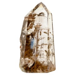 High-Grade Landscape Quartz Generator Point with Natural Matrix