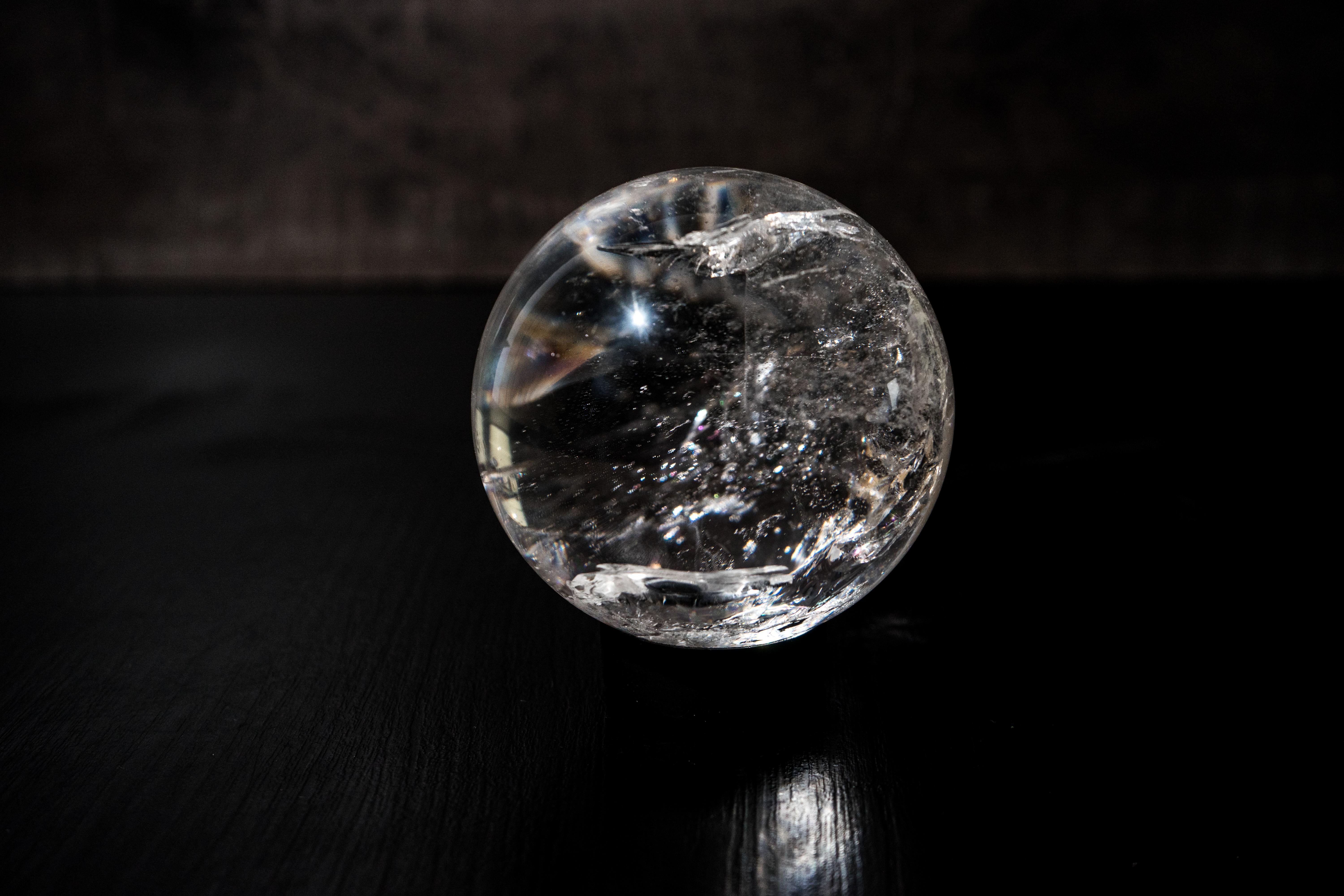 Esfera de cuarzo natural de alta calidad en venta 3