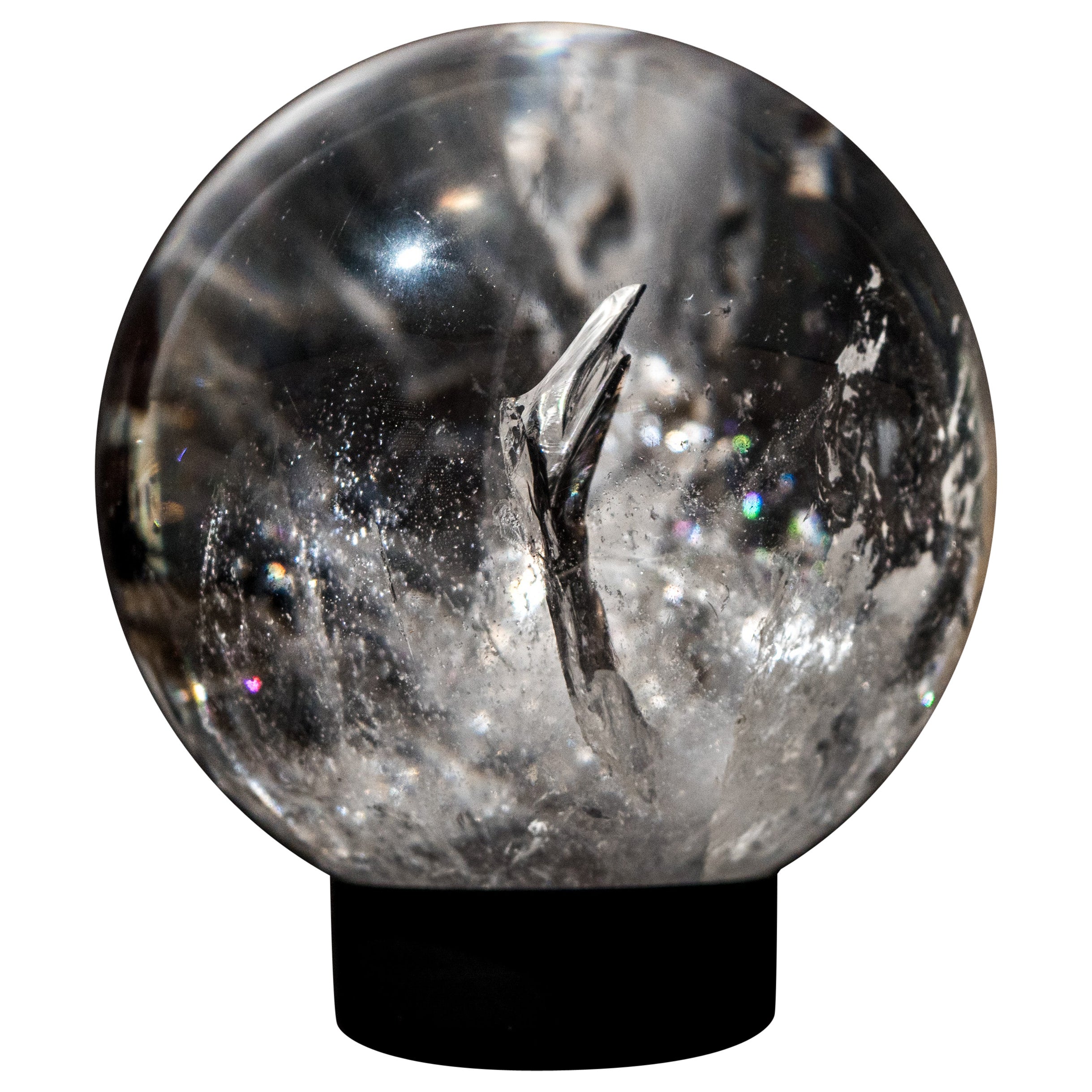 Sphère en quartz naturel de haute qualité