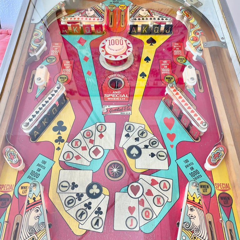 High Hand Pinball Arcade Game, 1973, USA at 1stDibs