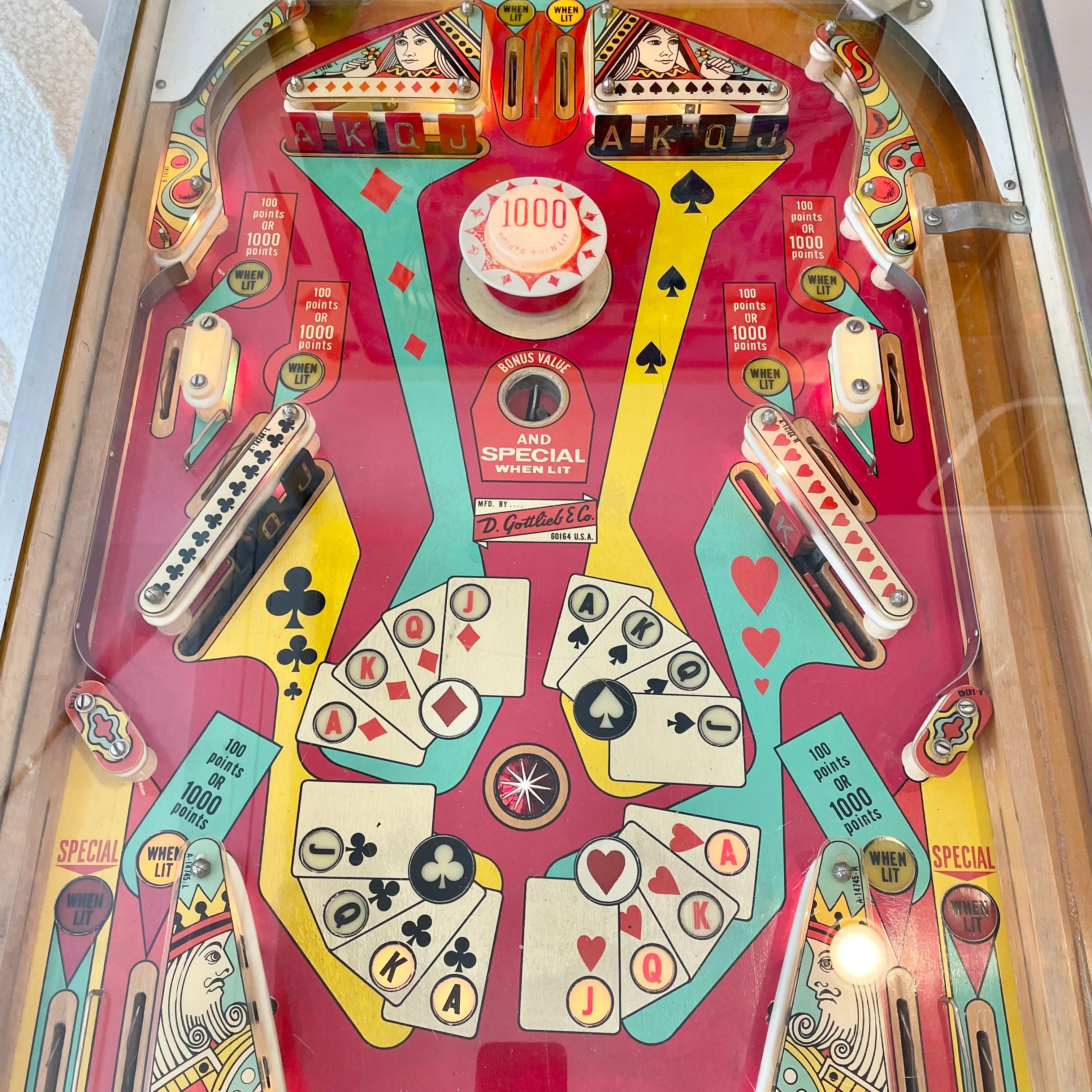 American High Hand Pinball Arcade Game, 1973 USA For Sale