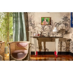 High Heels Console Table in Powder-Coated Aluminum by altreforme