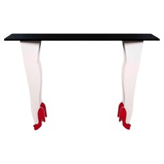 High Heels Console Table in Powder-Coated Aluminum by altreforme