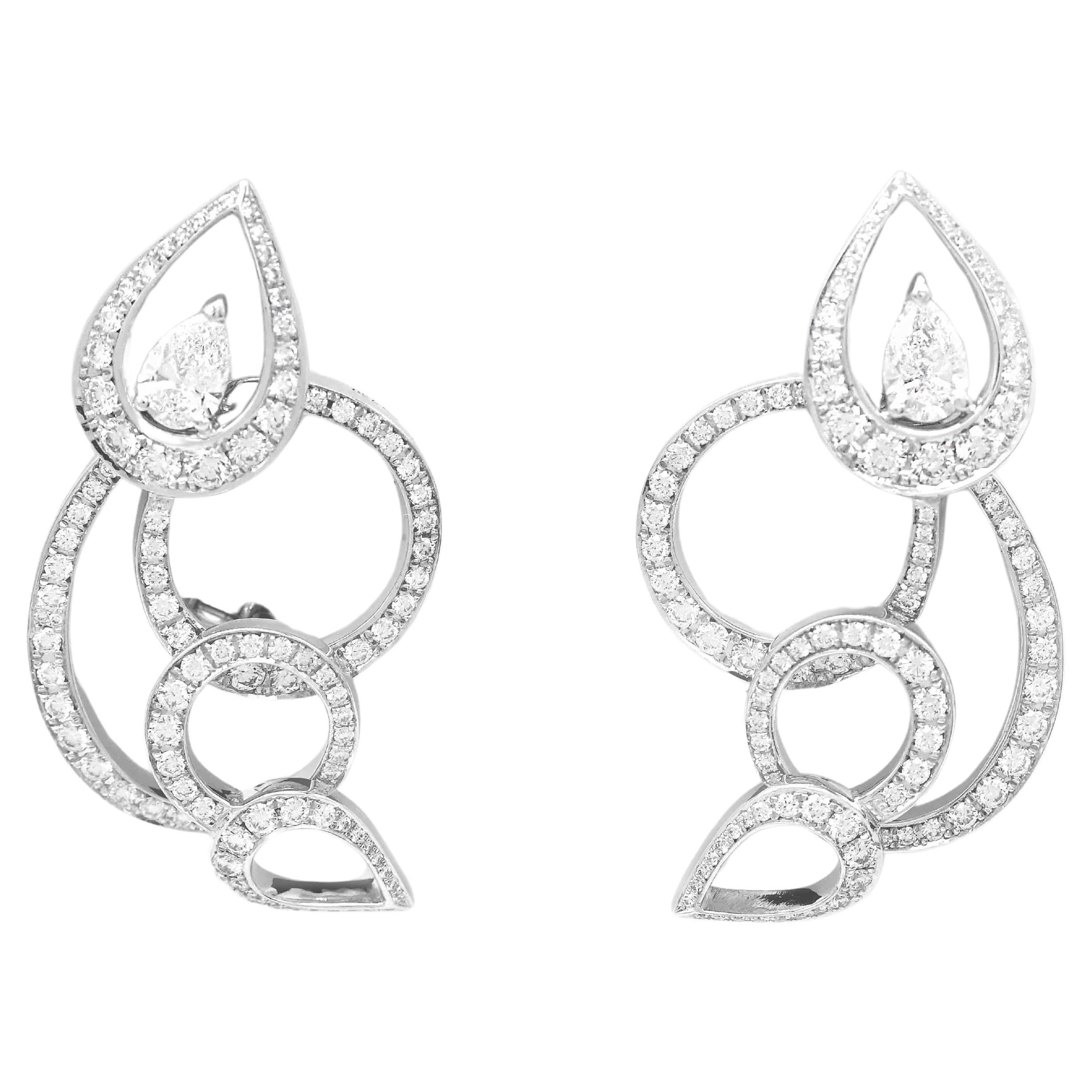High jewelry earrings, Vincent Michel For Sale