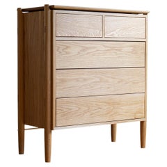 High KABOT Sideboard in Oak with 5 Drawers