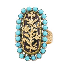 Renaissance-Revival-Ring aus 18 Karat