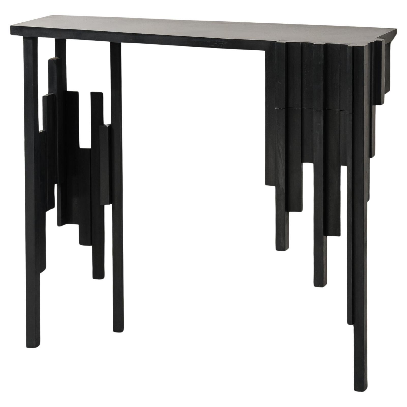 High Line Console Table For Sale