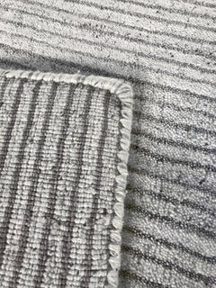 High Low Contemporary Ivory Rug