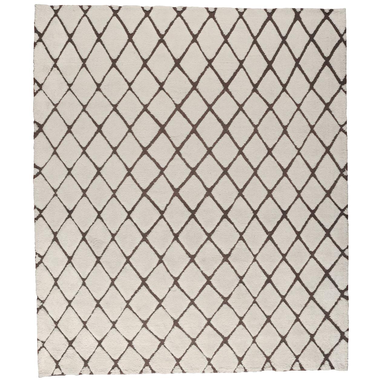 High-Low Diamond Pattern Rug