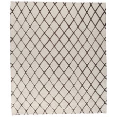 High-Low Diamond Pattern Rug