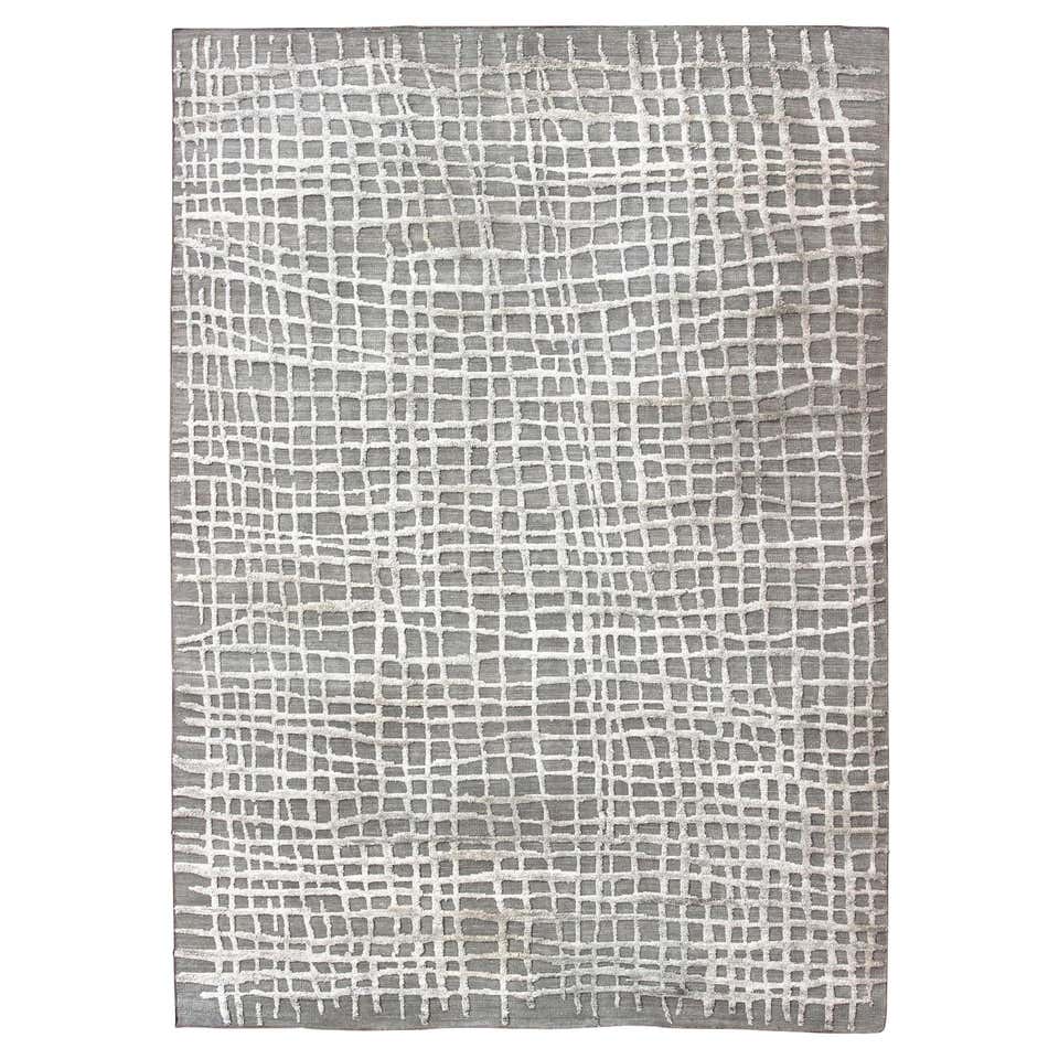 Vintage Minimalist Modernist Design Rug For Sale at 1stDibs