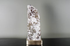 High Meru Light, Smoke Crystal and Brass by Robert Kuo, Limited Edition