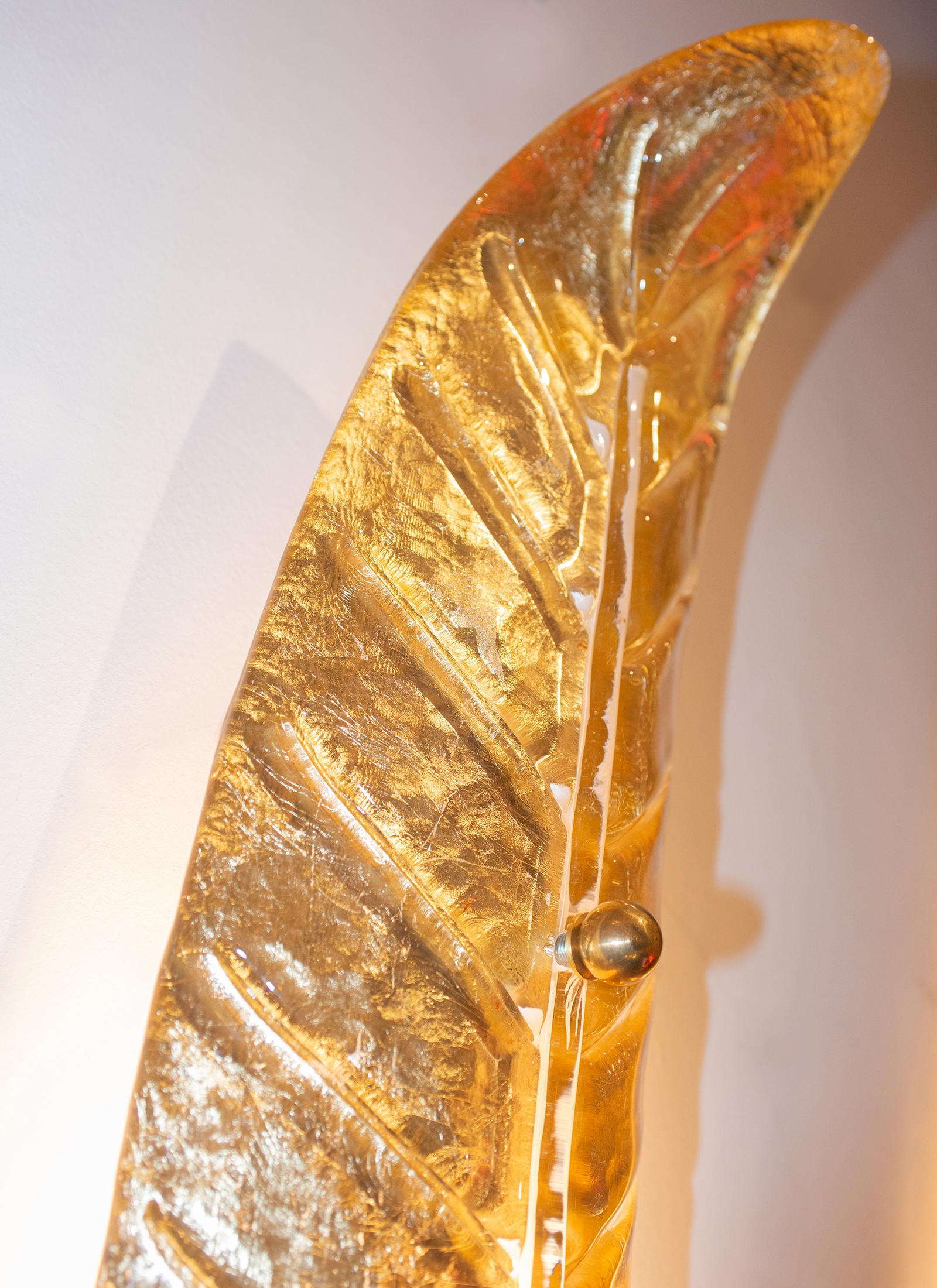 Aplique alto de cristal de Murano Hecho a mano en venta