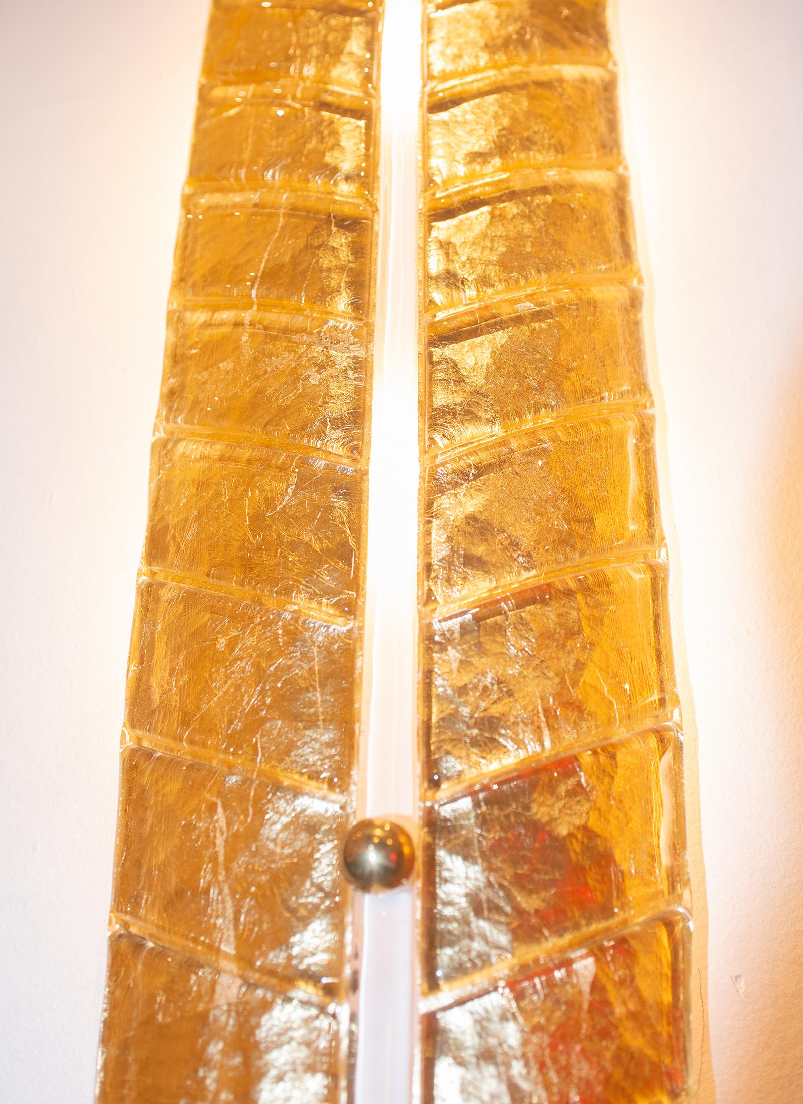 High Murano Glass Wall Lamp In Excellent Condition For Sale In Paris, FR