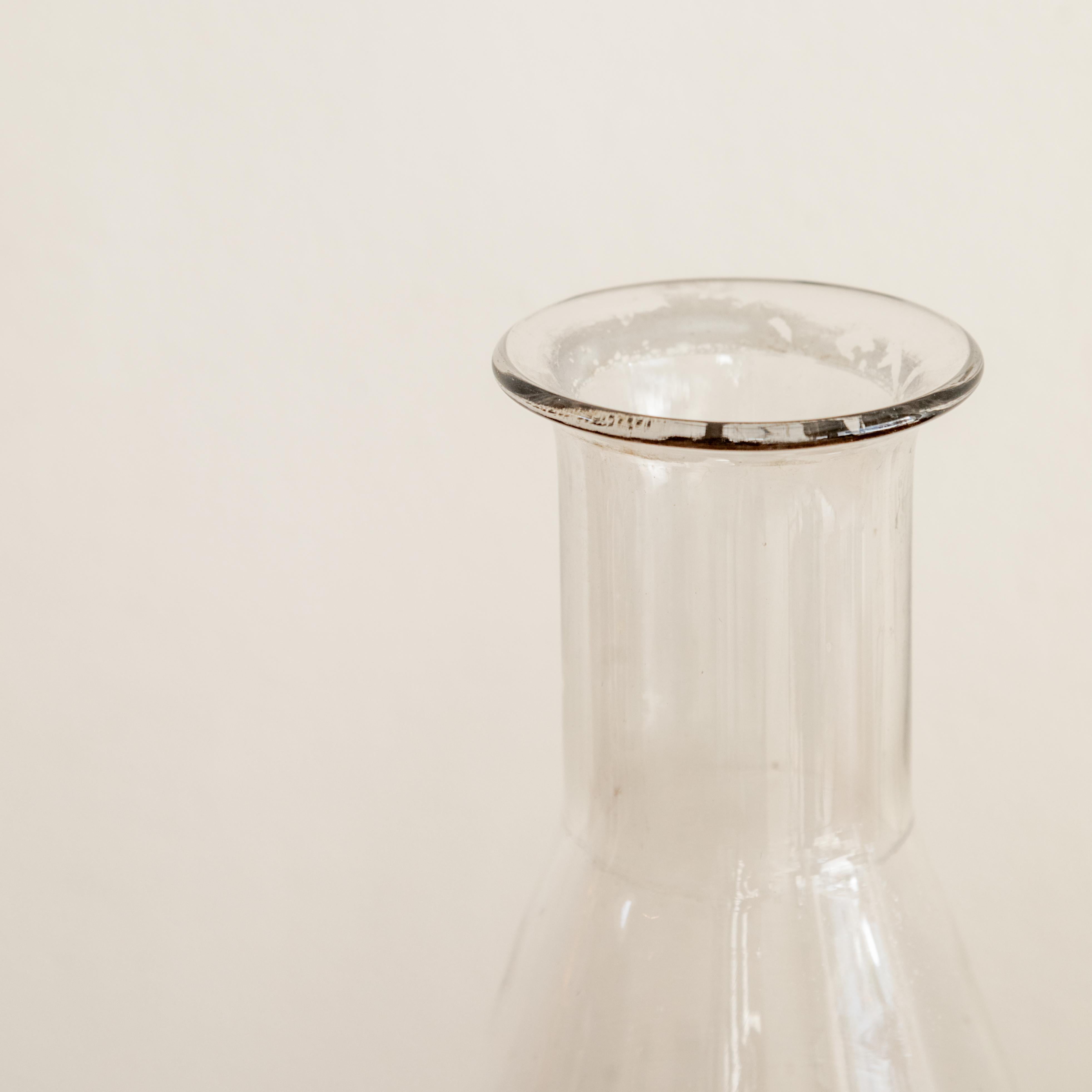 High Neck Vintage Lab Glass Vessel For Sale 6