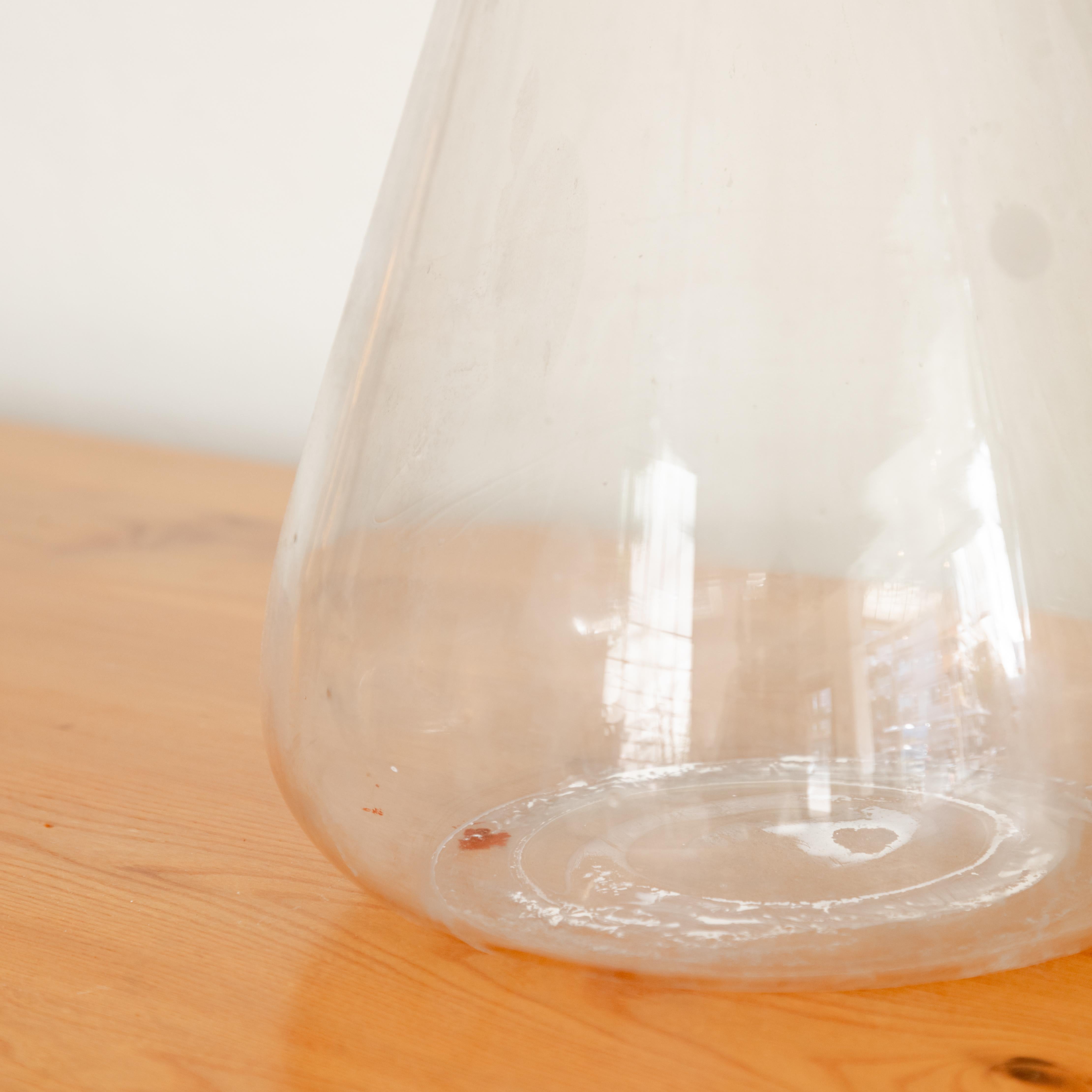 High Neck Vintage Lab Glass Vessel For Sale 3