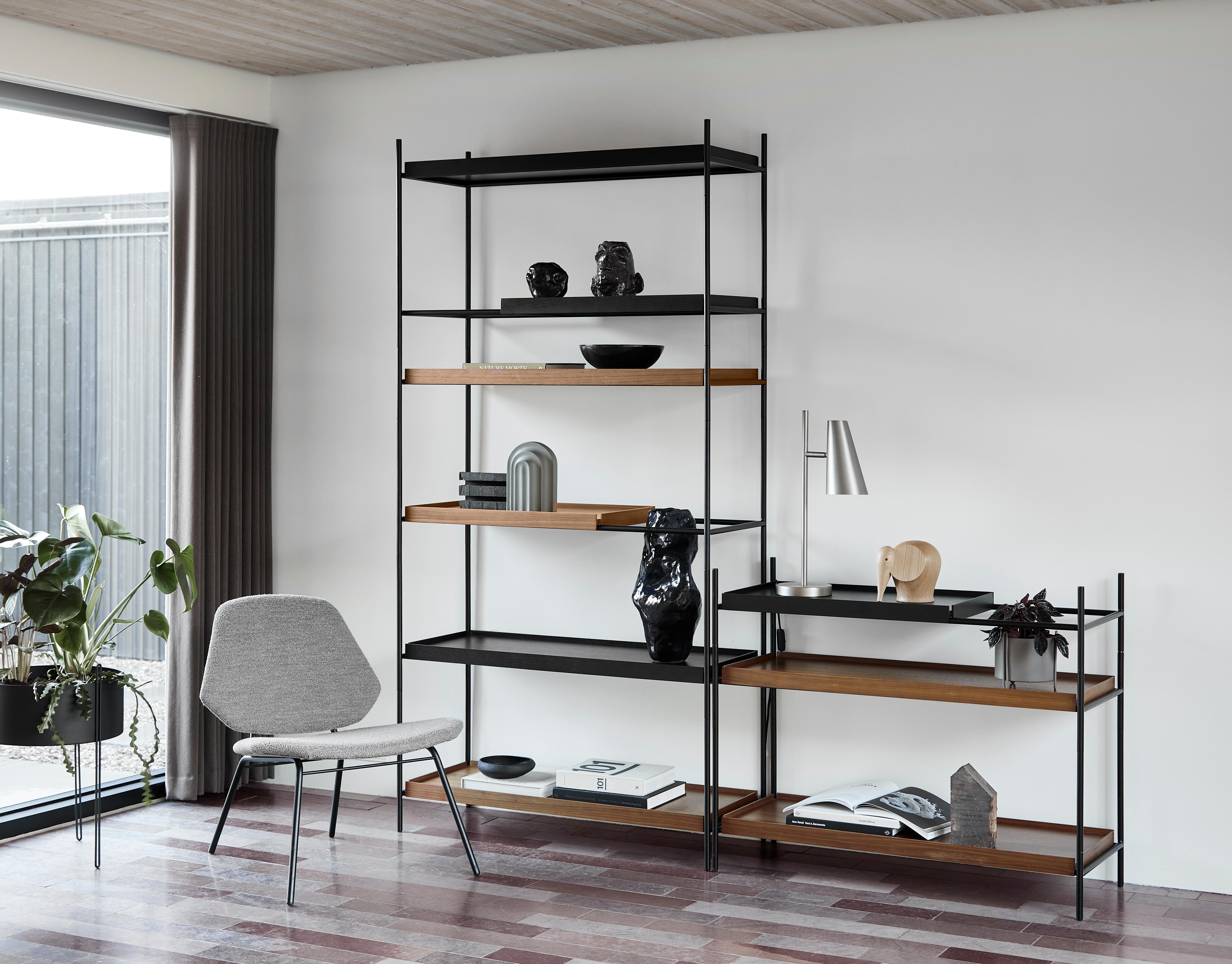 Scaffale alto in Oak e nero VI di Hanne Willmann in vendita 2