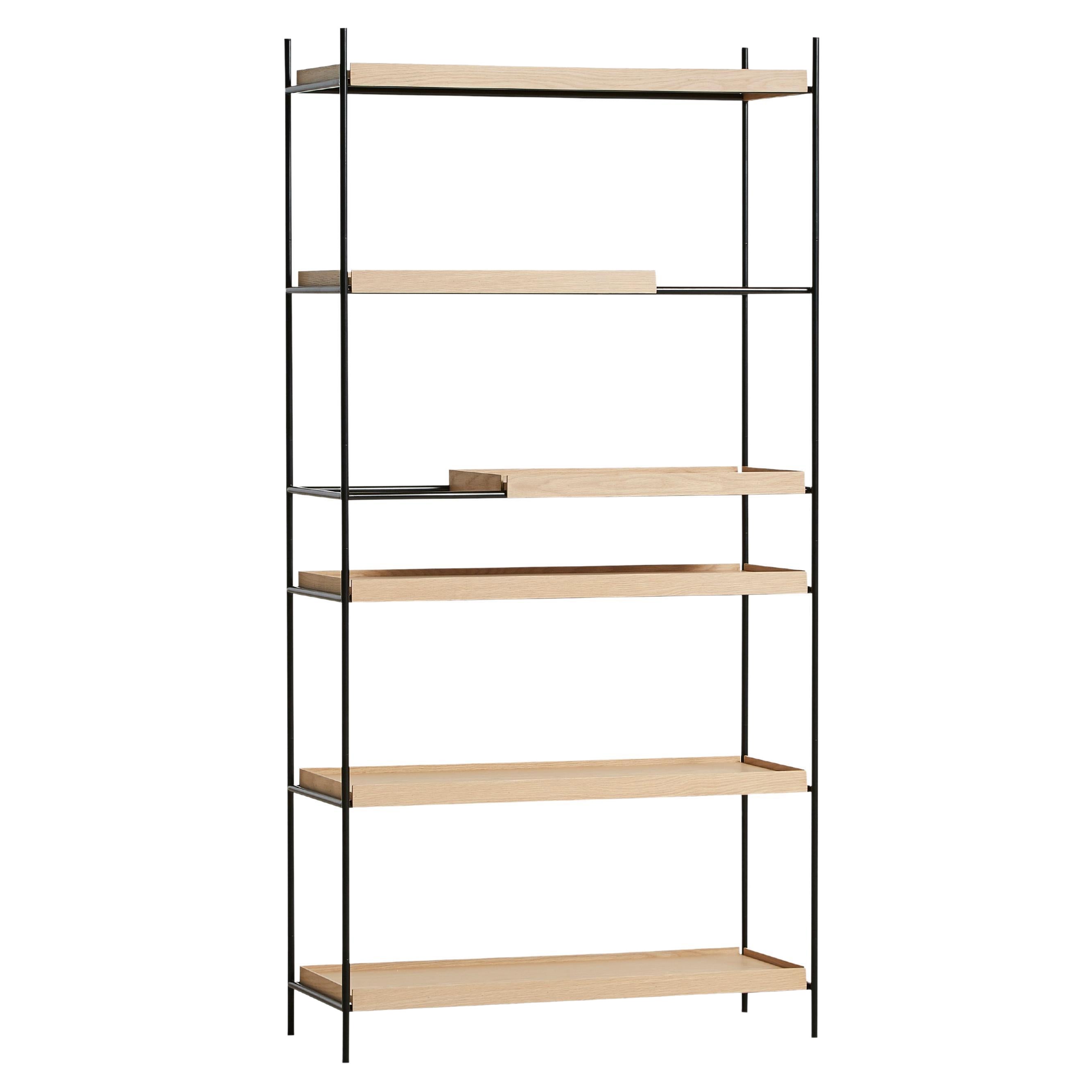 High Oak Tray Shelf by Hanne Willmann