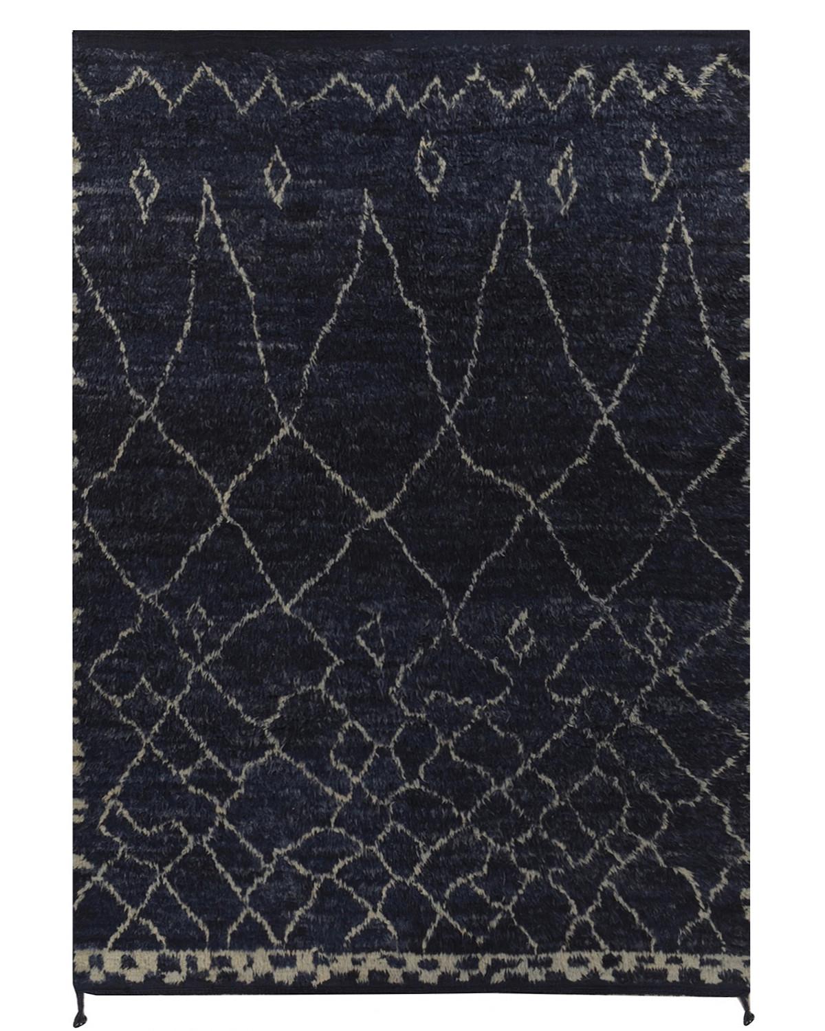 italien Tapis Berber 240 à poils longs de Mohebban en vente