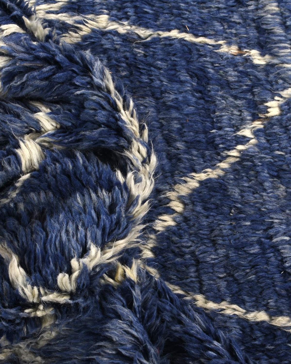 Tapis Berber 240 à poils longs de Mohebban Neuf - En vente à Geneve, CH