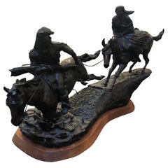 High Plains Avenger, Bronze Sculpture